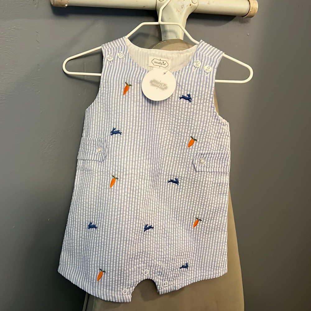 NWT Mud Pie Easter Romper